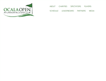 Tablet Screenshot of ocalaopen.com